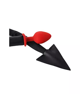 Smooth Devil Tail Butt Plug Whip