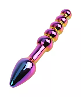 Lucent Pink Gold Anal Beads