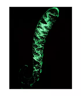 Lucent Glow in the Dark Seahorse Glass Massager