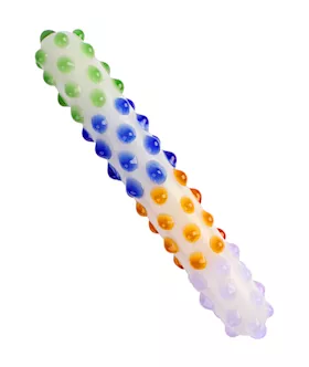Lucent Beaded Glass Wand