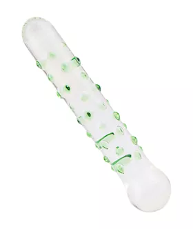 Lucent Dotted Glass Massager