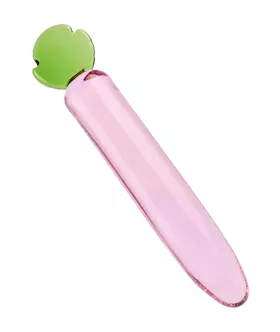Lucent Carrot Glass Massager