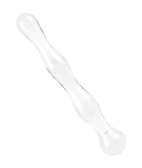 Lucent Clear Glass Massager