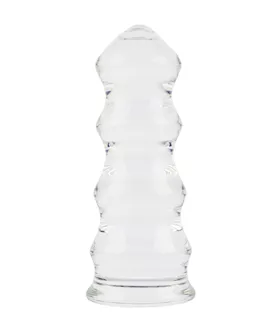 Lucent Pagoda Glass Butt Plug