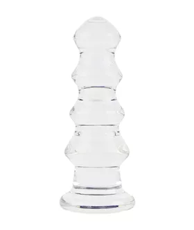 Lucent Small Pagoda Glass Butt Plug