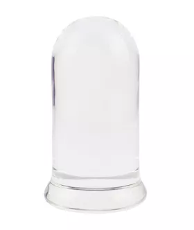 Lucent Xxxxl Cylinder Glass Dildo