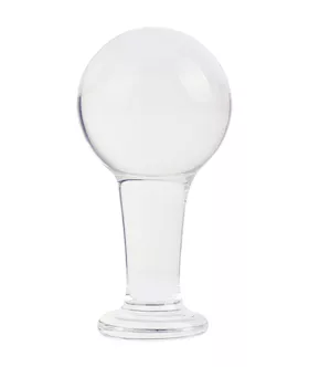Lucent Oval Glass Butt Plug