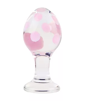 Lucent Petal Glass Butt Plug