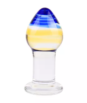 Lucent Seashore Glass Butt Plug