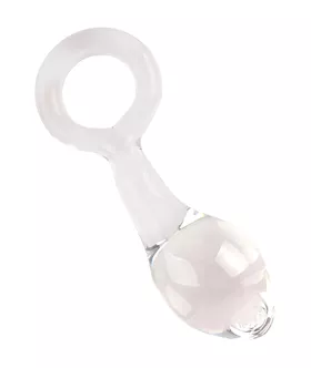 Lucent Ring Glass Butt Plug