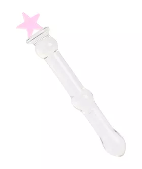 Lucent Small Star Handle Glass Massager