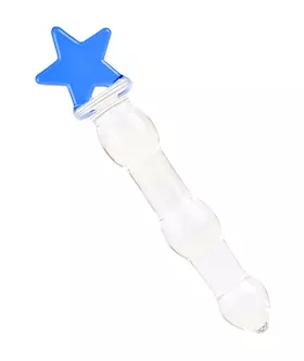 Lucent Large Star Handle Glass Massager