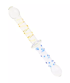 Lucent Plex Double Ended Glass Massager