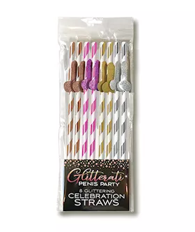 Glitterati Tall Straws