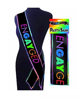 Engayged Party Sash