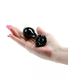 Crystal Flower Butt Plug 