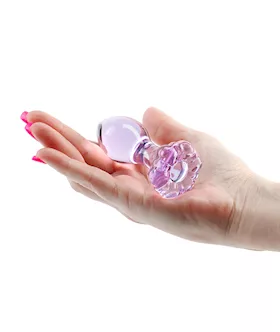 Crystal Flower Butt Plug 