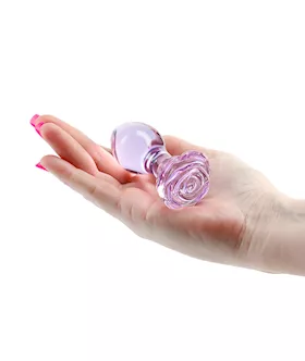 Crystal Rose Butt Plug 