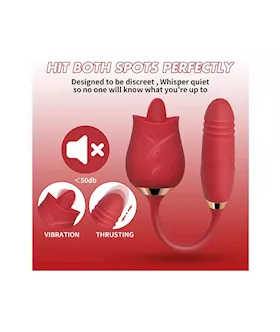 Amore Licking Rose And Thrusting Vibrator
