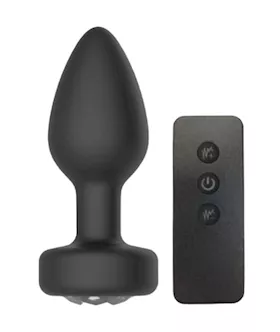 Dizzy Diamond Remote Controlled Vibrating Butt Plug