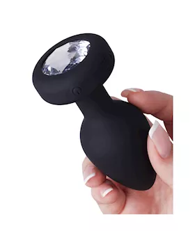Dizzy Diamond Remote Controlled Vibrating Butt Plug