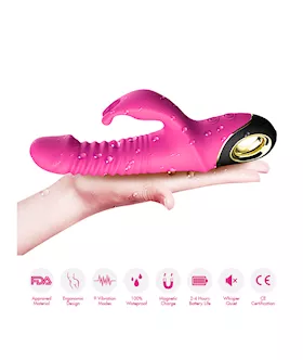 Brave Thrusting Rabbit Vibrator