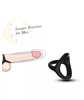 Tri Silicone Cock Ring