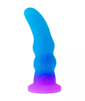 Nood Colours Glitter Rippled Dildo