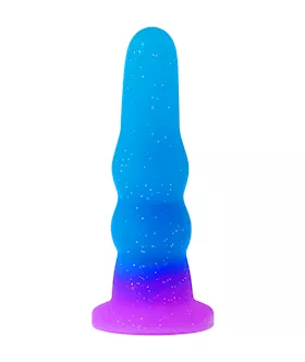 Nood Colours Glitter Rippled Dildo