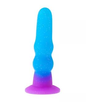 Nood Colours Glitter Rippled Dildo