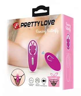 Pretty Love Dancing Butterfly Panty Vibe wFree Panty