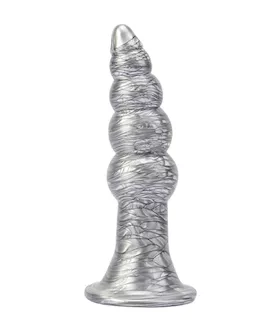 Beaded Metallic Butt Plug