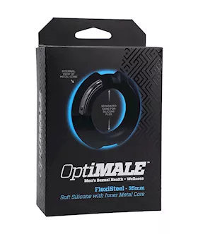 Optimale Flexisteel Silicone Metal Core Cock Ring