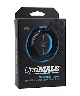 Optimale Flexisteel Silicone Metal Core Cock Ring