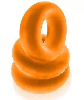 Fat Willy 3-pack Jumbo Cockrings Orange