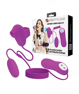 Pretty Love Suction  Vibro Bullets