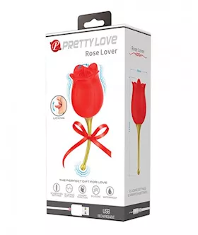 Pretty Love Licking Rose Lover Dual Ended