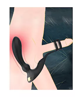 Amore Kings Remote Controlled Prostate Massager With Cock Ring