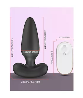 Amore Anchor Remote Controlled Vibrating Butt Plug