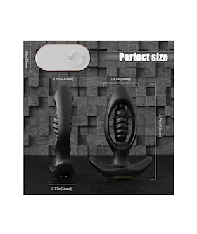 Amore Drill Remote Controlled Vibrating Butt Plug