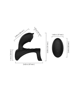 Amore Bat Remote Controlled Vibrating Cock Ring