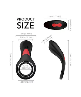 Amore Monitor Remote Controlled Vibrating Cock Ring