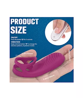 Amore Tunnel Remote Controlled Vibrating Cock Ring