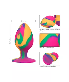 Cheeky Tie-dye Butt Plug