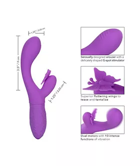 Rechargeable Butterfly Kiss Flutter Purple