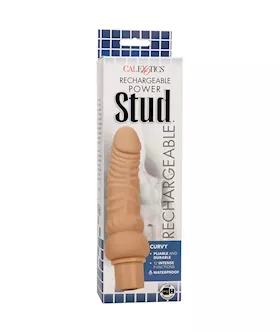Rechargeable Power Stud Curvy Vibrating Dildo