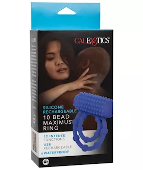 Silicone Rechargeable 10 Bead Maximus Ring