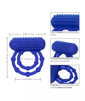 Silicone Rechargeable 10 Bead Maximus Ring