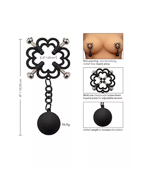 Nipple Grips Power Grip 4-point Weighted Nipple Press