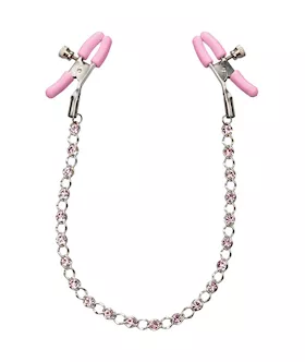 Nipple Play Crystal Chain Nipple Clamps